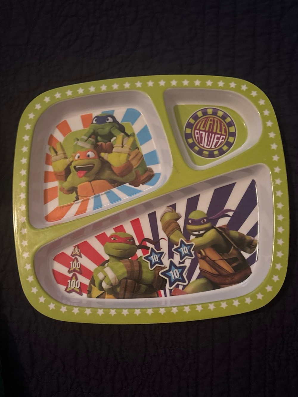 ZAK! Teenage Ninja Mutant Turtles Divided Plate